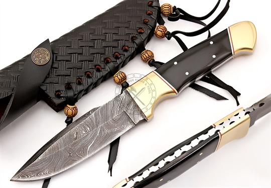 Damascus Hunting Knife