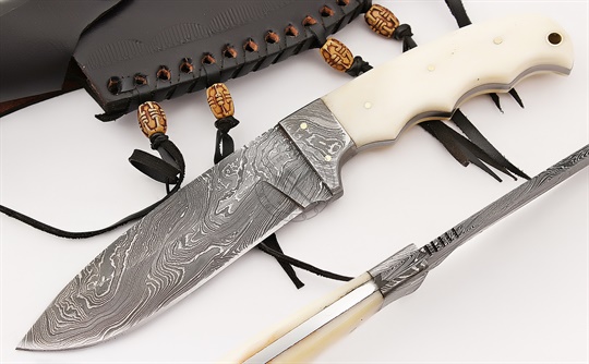 Damascus Hunting Knife