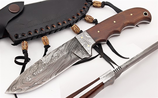 Damascus Hunting Knife